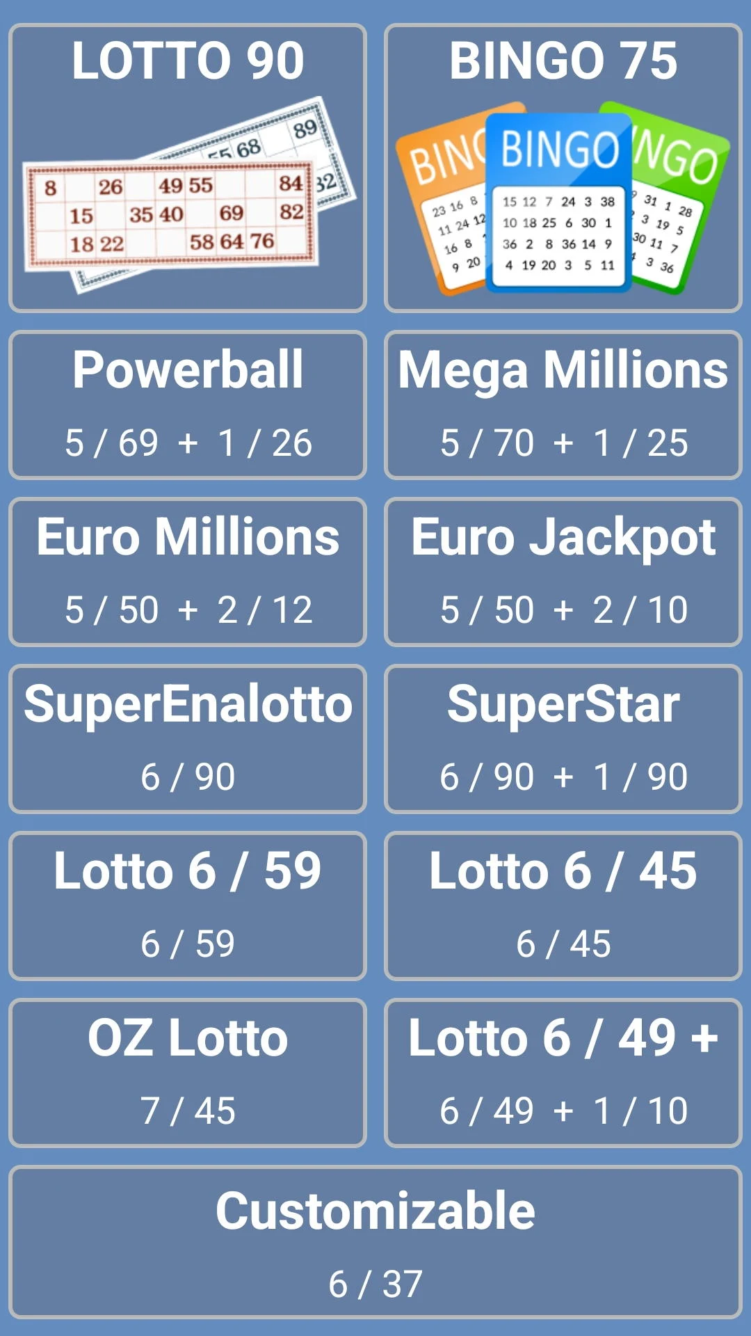 Lotto Machine screenshot